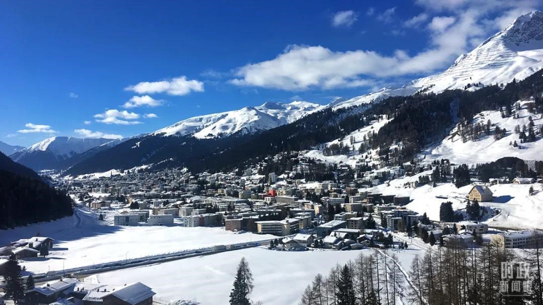 △瑞士，達(dá)沃斯小鎮(zhèn)。