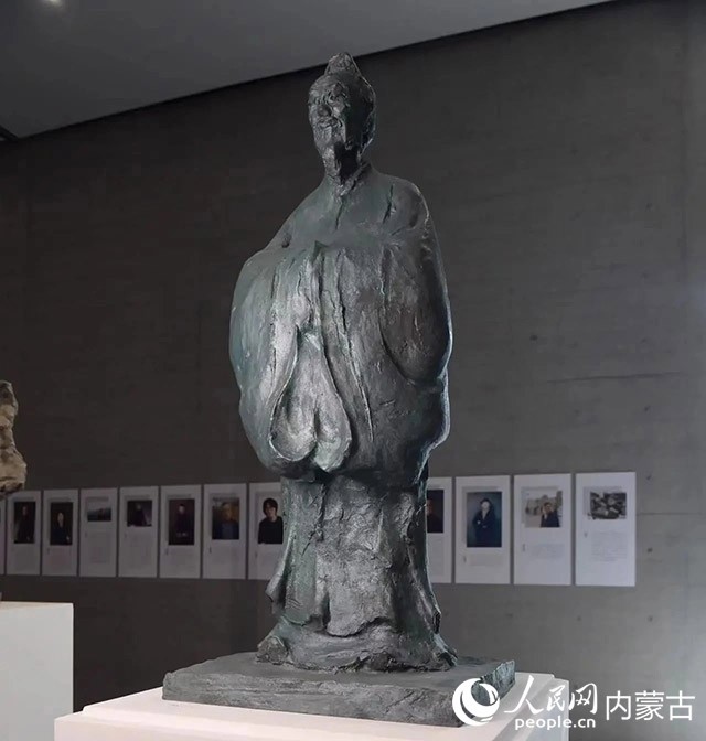 吳為山作品《管子》。實習生 楊光攝