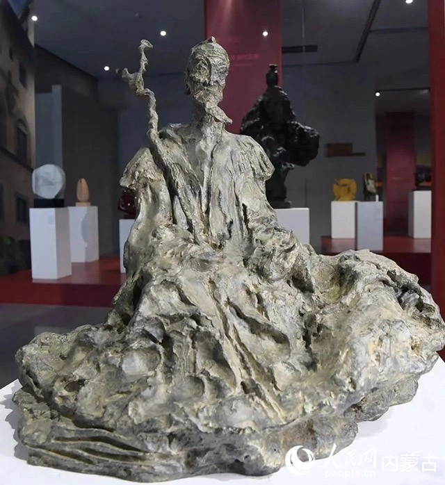 吳為山作品《莊子》。王劭凱攝