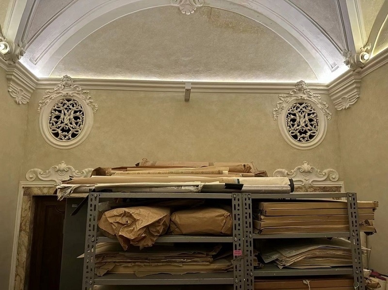 美第奇洛倫佐圖書館保存古籍。中藝國(guó)際供圖