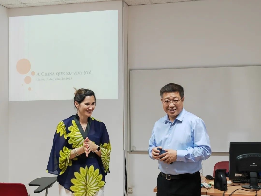 里斯本大學(xué)孔子學(xué)院組織漢語(yǔ)角活動(dòng)。 圖片來源：里斯本大學(xué)孔子學(xué)院公眾號(hào)