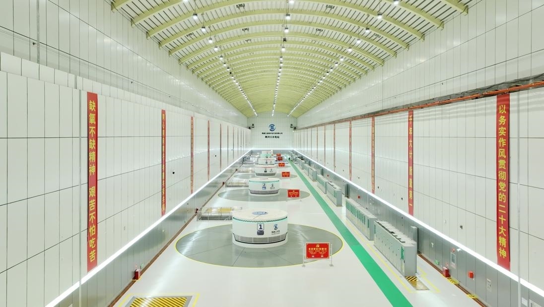 雅礱江兩河口水電站地下廠房。受訪者供圖