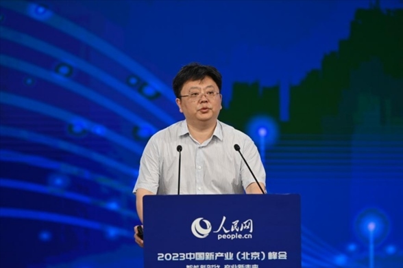 傳播內(nèi)容認(rèn)知全國(guó)重點(diǎn)實(shí)驗(yàn)室首席科學(xué)家張勇東。人民網(wǎng)記者 于凱攝