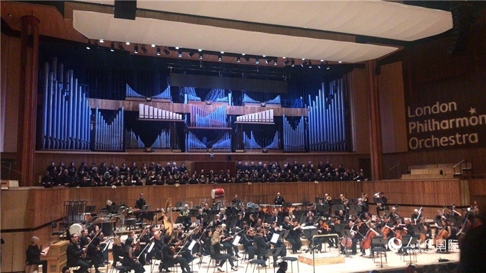 《敦煌·慈悲頌》在倫敦演出。人民網(wǎng) 余穎攝