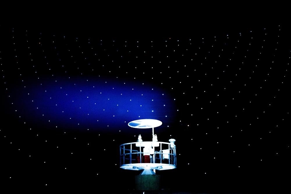 2021年3月29日拍攝的“中國天眼”測量基墩（維護(hù)保養(yǎng)期間拍攝）。新華社記者 歐東衢 攝