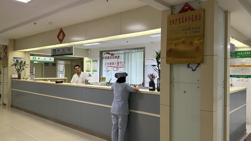 平原縣第一人民醫(yī)院住院部脊柱關節(jié)外科、手足外科病區(qū)。人民網(wǎng) 喬姝攝