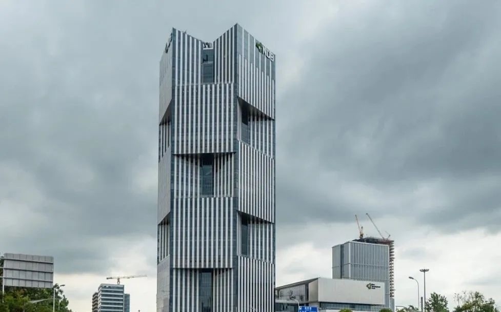 上海浦東新區(qū)，金磚國家新開發(fā)銀行總部大樓。