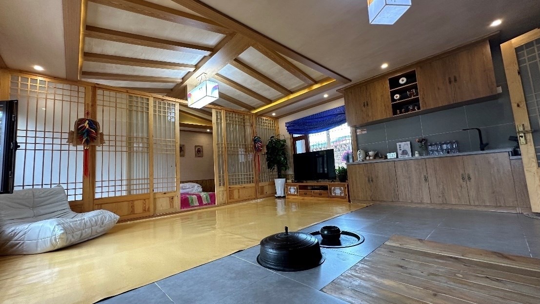 具有朝鮮族特色的民宿。人民網(wǎng)記者 金洪花 攝