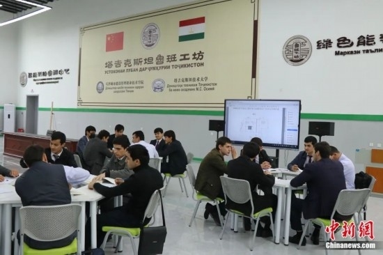 2023年4月，位于杜尚別的塔吉克斯坦魯班工坊課堂。張碩 攝