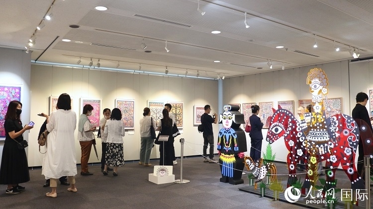 到場民眾觀看展覽。人民網(wǎng) 許可攝