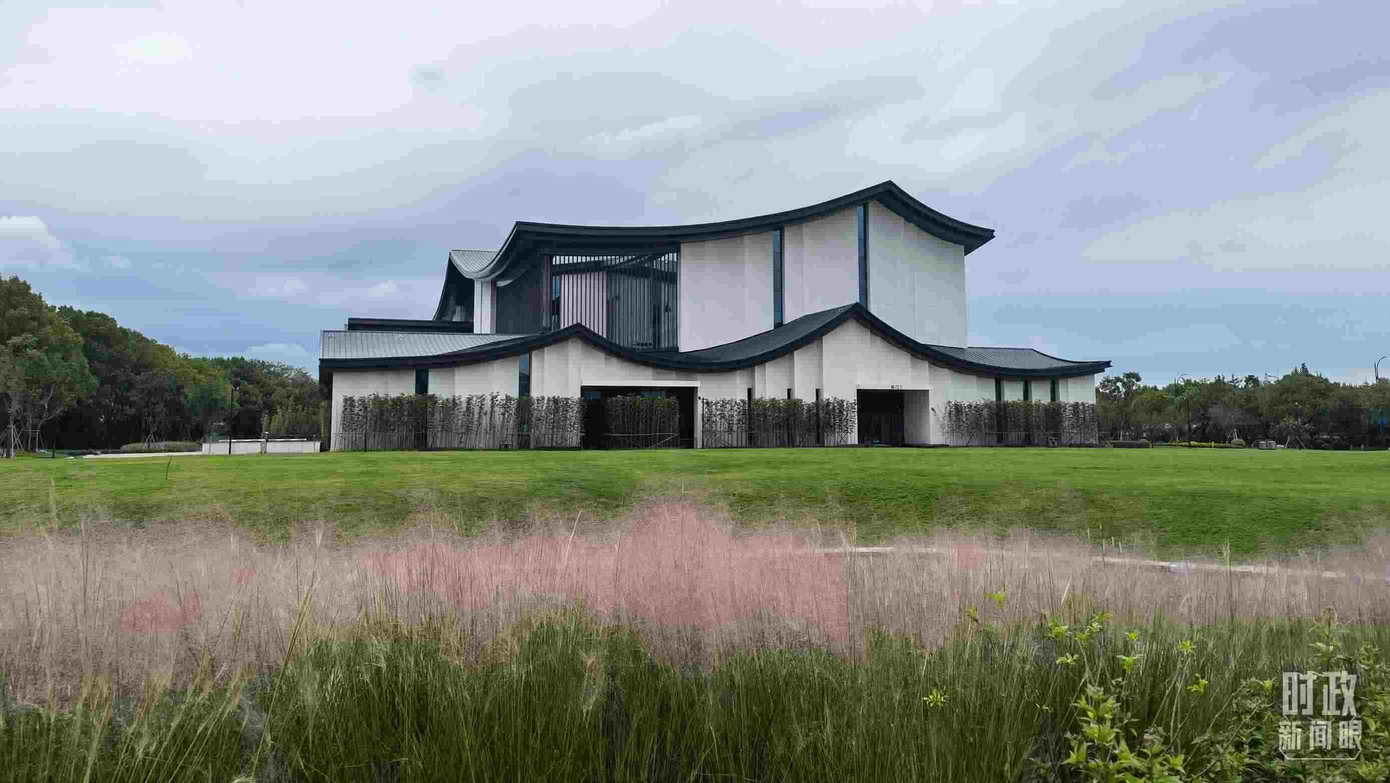 △浙東運(yùn)河文化園。（總臺(tái)央視記者石丞拍攝）