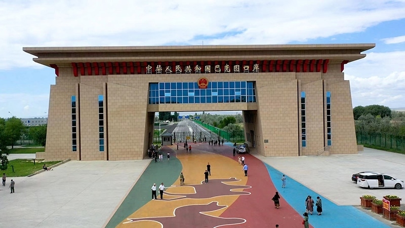 圖為塔城巴克圖口岸。塔城融媒體中心 張亭宇攝