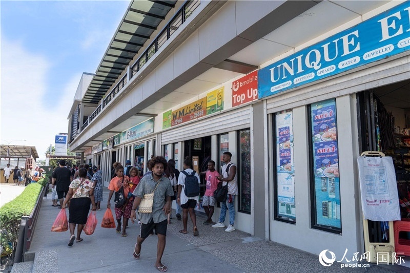 2023年9月12日，所羅門群島首都霍尼亞拉街景。人民網(wǎng) 賀吉攝