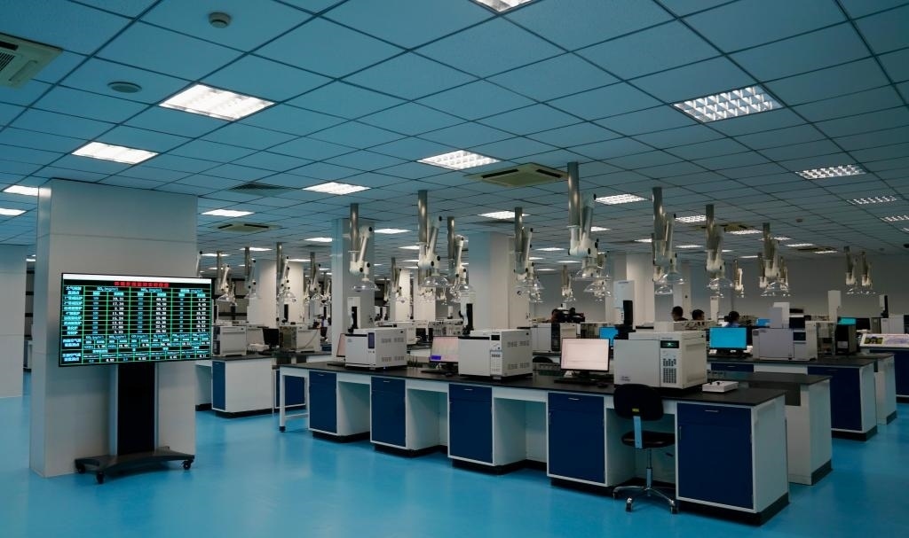 近日拍攝的公司檢驗計量中心。新華社記者 胡晨歡 攝