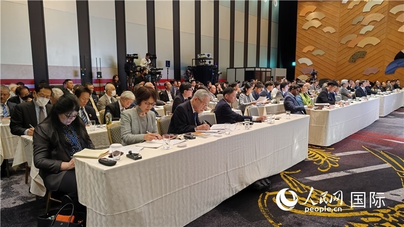 “一帶一路”倡議十周年國(guó)際研討會(huì)現(xiàn)場(chǎng)。人民網(wǎng) 蔣曉辰攝