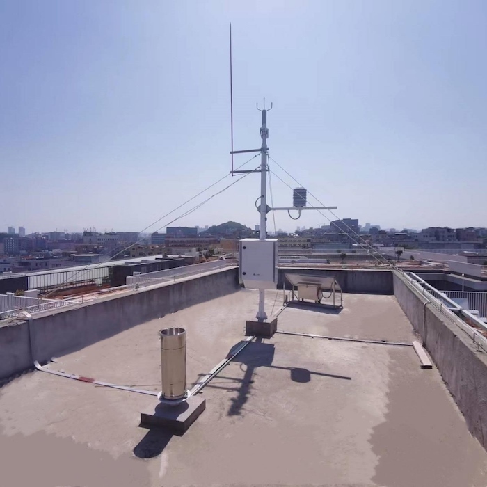 龍華區(qū)社區(qū)多要素自動氣象觀測站。龍華區(qū)應(yīng)急管理局供圖