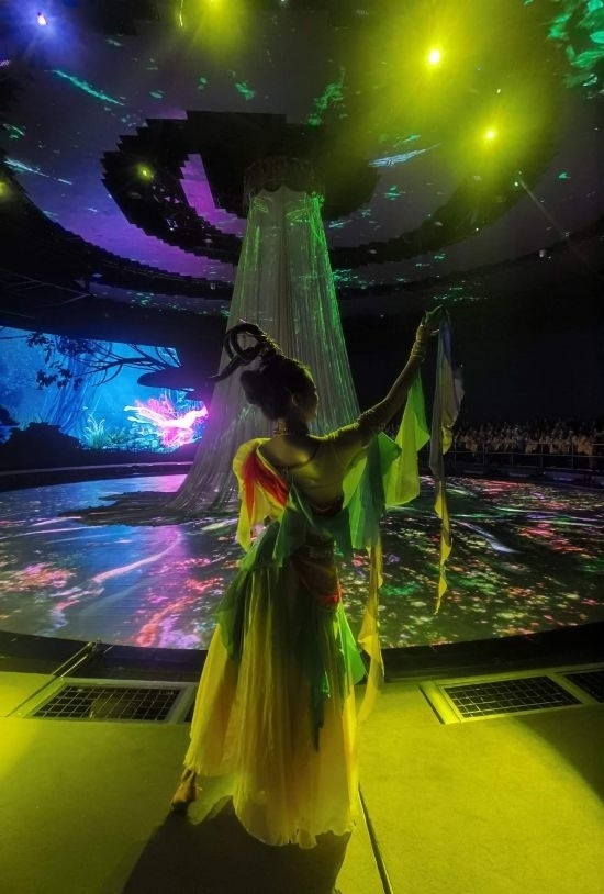 《天釀》演出場景。本報記者常雯宜攝