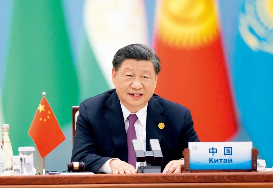 2023年5月19日上午，國家主席習(xí)近平在陜西省西安市主持首屆中國—中亞峰會并發(fā)表題為《攜手建設(shè)守望相助、共同發(fā)展、普遍安全、世代友好的中國—中亞命運(yùn)共同體》的主旨講話。圖/ 新華社記者 黃敬文 攝