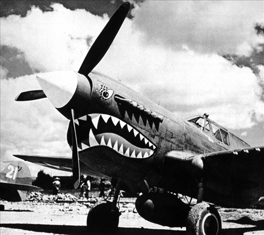 陳納德組織的美國志愿航空隊(duì)“飛虎隊(duì)”駐扎在芷江機(jī)場（資料照片）。新華社發(fā)