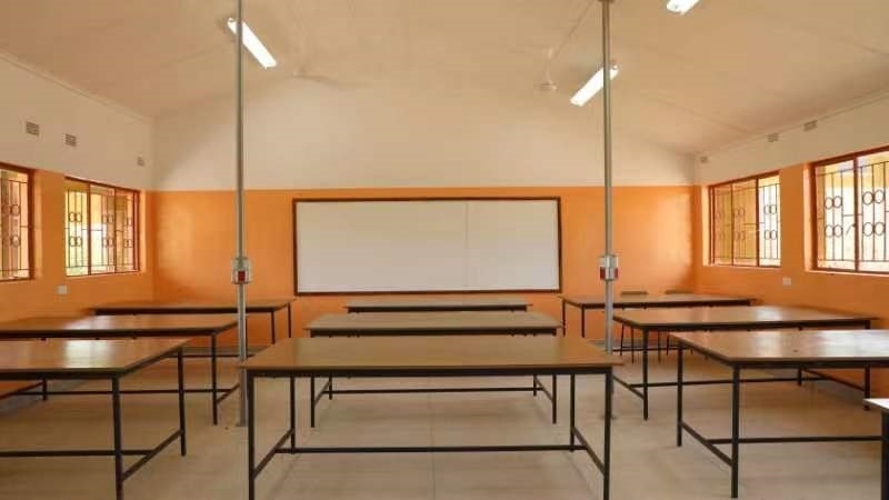 寬敞明亮的教室。主辦方供圖