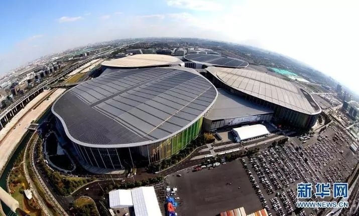 中國國際進口博覽會舉辦場地——國家會展中心（上海）。新華社記者 凡軍 攝