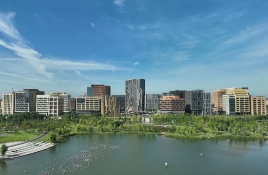 雄安新區(qū)容東片區(qū)。人民網(wǎng)記者 李兆民攝