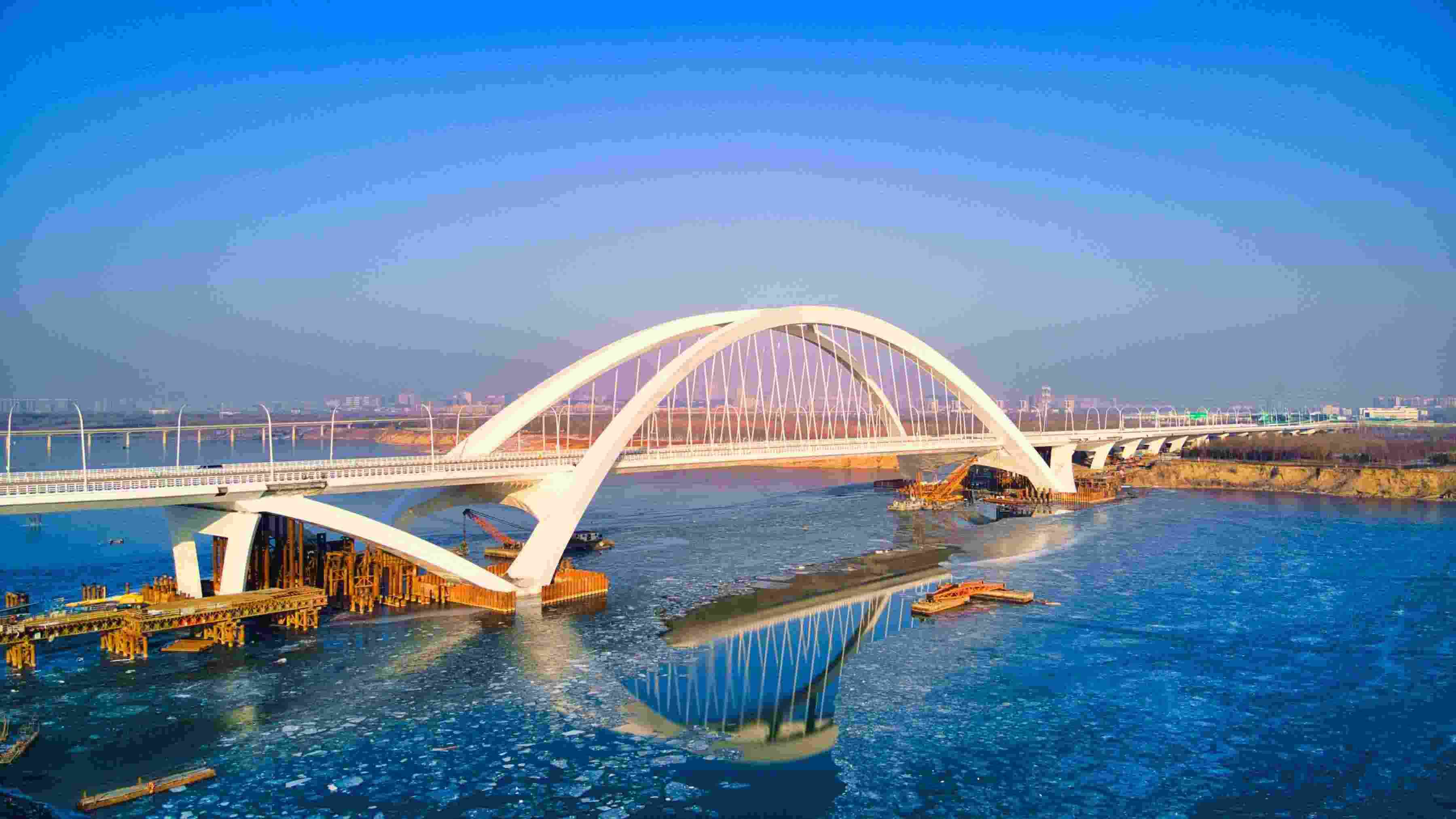 開通后的京雄大橋。受訪方供圖