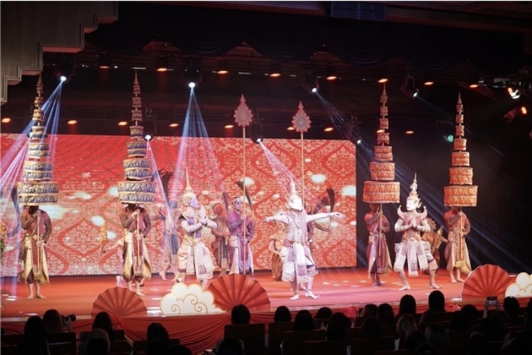 圖為2024“歡樂(lè)春節(jié)”中泰互致新春賀辭活動(dòng)現(xiàn)場(chǎng)。 中國(guó)駐泰國(guó)大使館文化處供圖