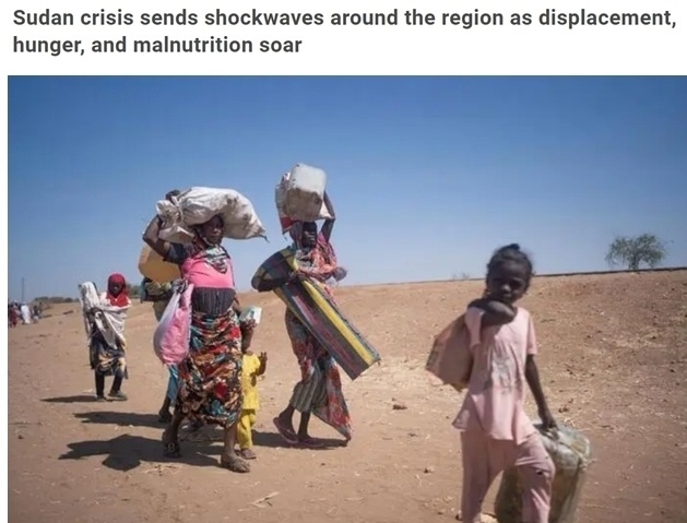 糧食危機(jī)、營養(yǎng)不良、霍亂 蘇丹人道主義危機(jī)嚴(yán)重