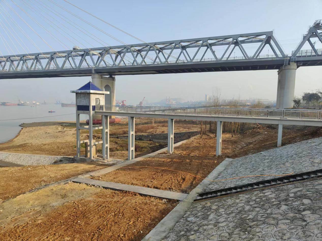 修復后的吉家湖低排閘。受訪者供圖