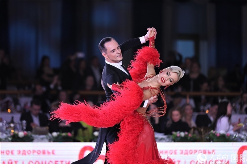 第五屆“克里姆林宮杯”國(guó)標(biāo)舞錦標(biāo)賽現(xiàn)場(chǎng)。于子恒攝