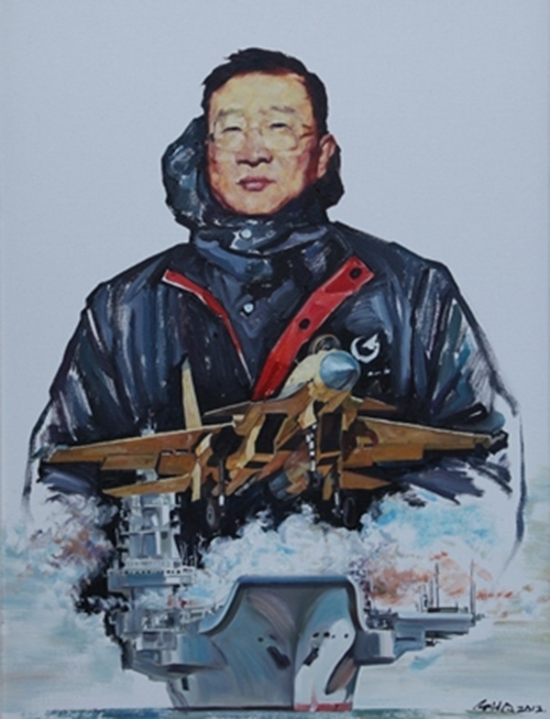 《羅陽(yáng)》油畫(huà)。校方供圖