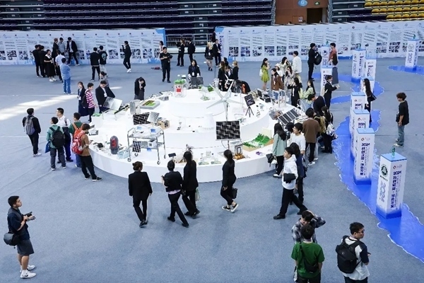 入圍決賽作品成果展。北京建筑大學(xué)供圖