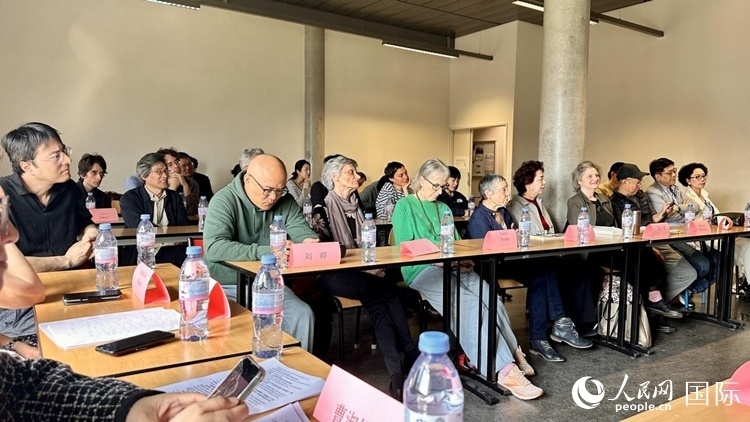 “國(guó)際青年文學(xué)共讀”活動(dòng)現(xiàn)場(chǎng)。人民網(wǎng)記者 于超凡攝