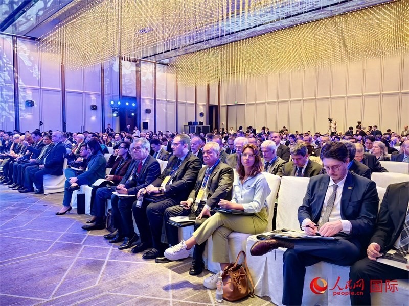 中國—巴西商業(yè)研討會現(xiàn)場。人民網(wǎng)記者 符園園攝