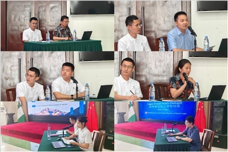 青年外交官們介紹了中國有關(guān)外交政策、對非對尼政策、等情況，并就學生們關(guān)心的問題解答。駐拉各斯總領(lǐng)館供圖