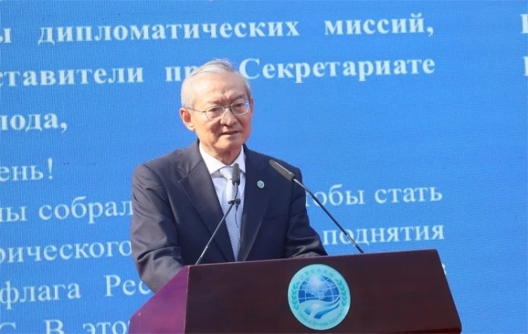 上合組織秘書長張明出席活動并致辭。主辦方供圖