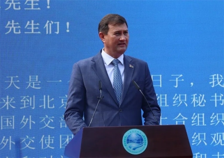 白俄羅斯外交部長馬克西姆·雷任科夫出席活動并致辭。主辦方供圖