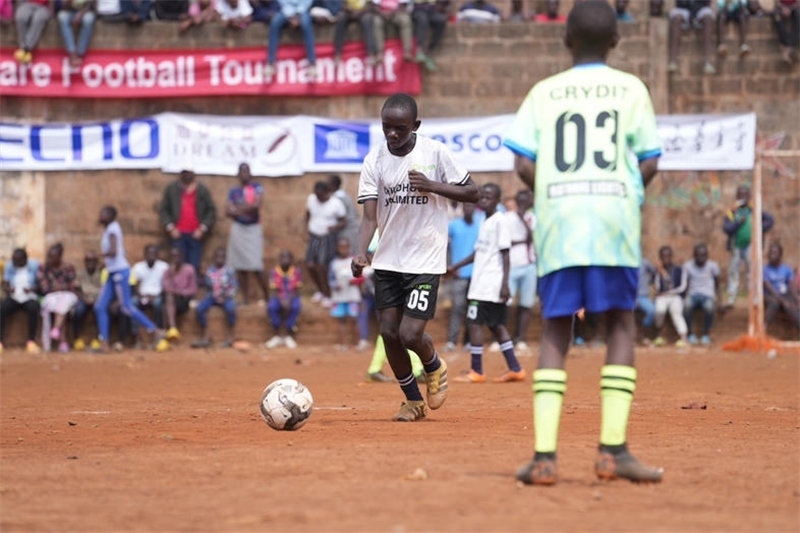 足球比賽現場。主辦方供圖