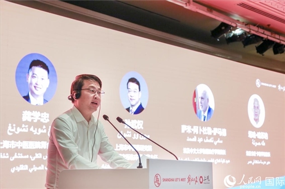 龔學忠在發(fā)言中。人民網(wǎng)記者 黃培昭攝