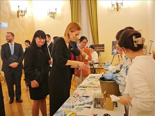 招待會現(xiàn)場。中國駐匈牙利大使館供圖