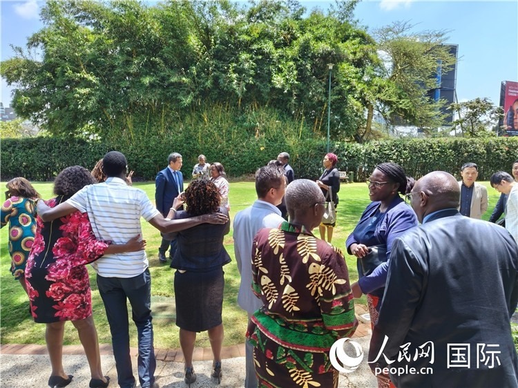 與會嘉賓在交流。陳哲攝