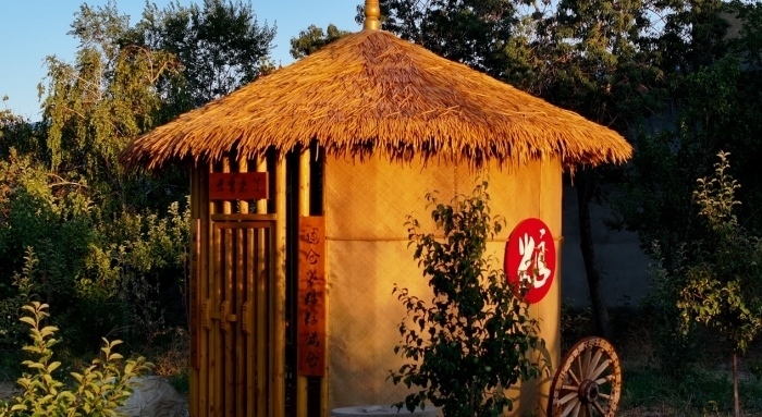 老奇臺人民法庭“土圓倉”調(diào)解室。老奇臺人民法庭供圖