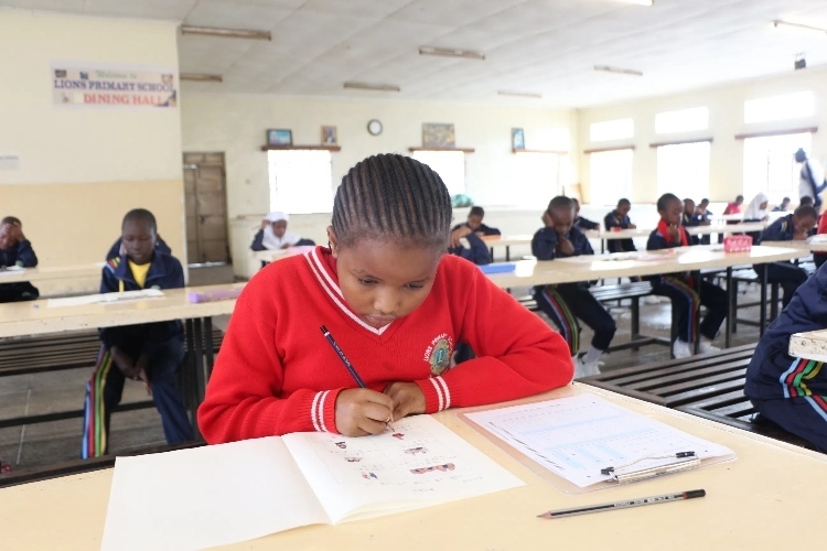 考場現場。埃格頓大學孔子學院供圖