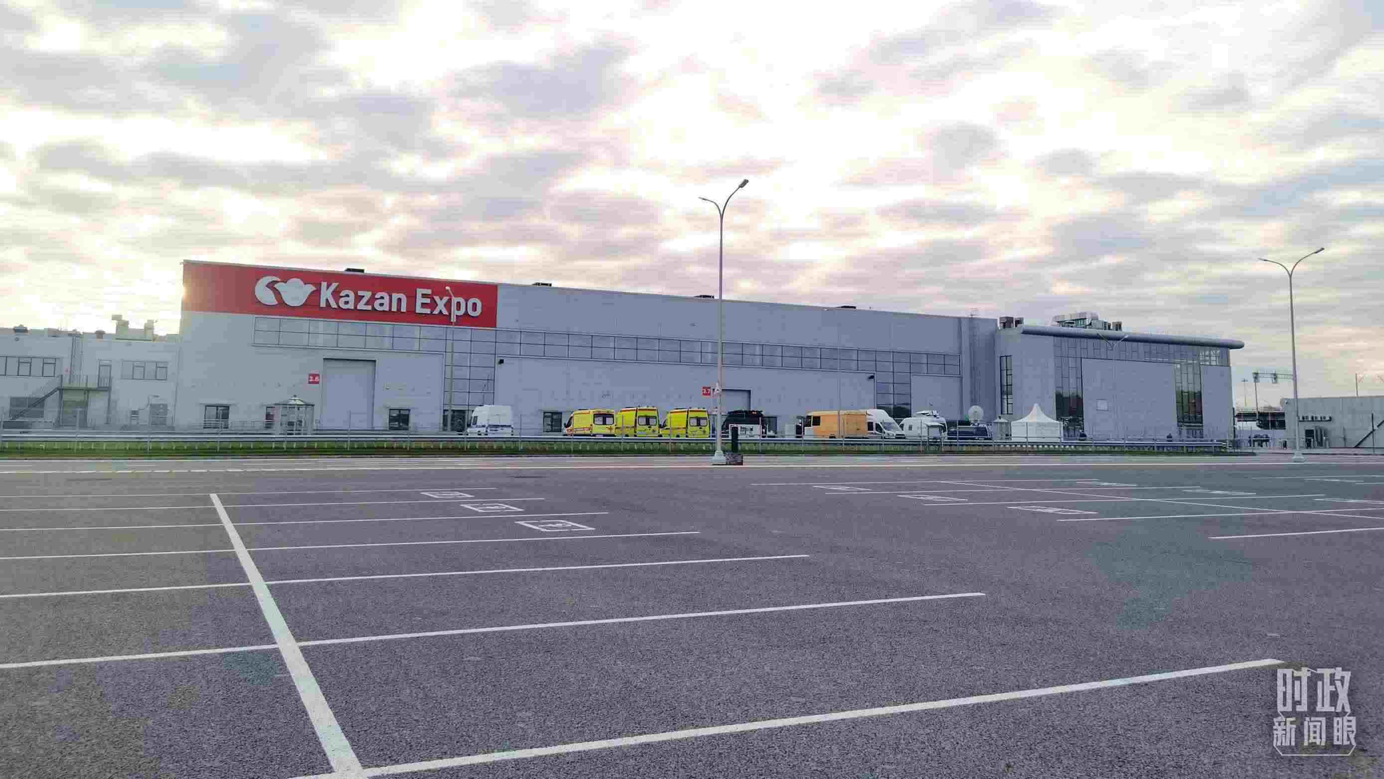 △ 喀山會(huì)展中心。（總臺(tái)央視記者曹亞星拍攝）