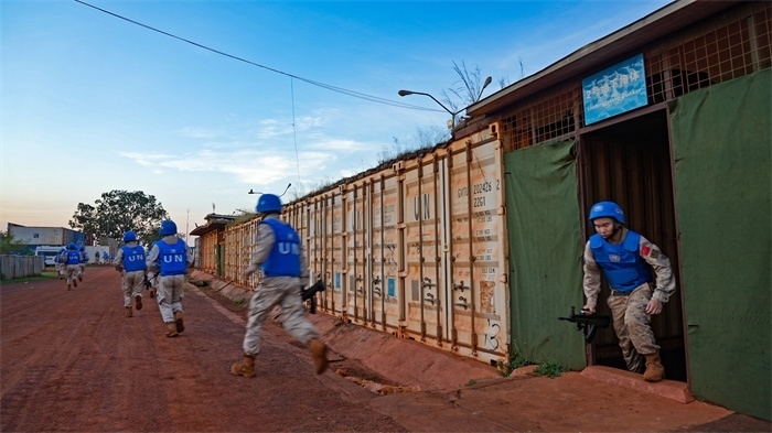 支援加強警戒點位。孫亞斌攝