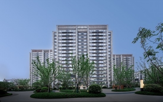 圖為改造后的中鐵臻庭小區(qū)整體外觀。王碩敏 攝