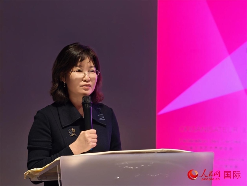 遼寧省文聯(lián)黨組書記、主席邵玉英致辭。人民網(wǎng)記者 于超凡攝