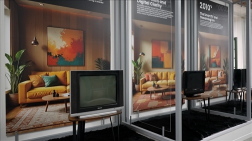 海信顯示技術(shù)展示畫作。海信南非公司供圖