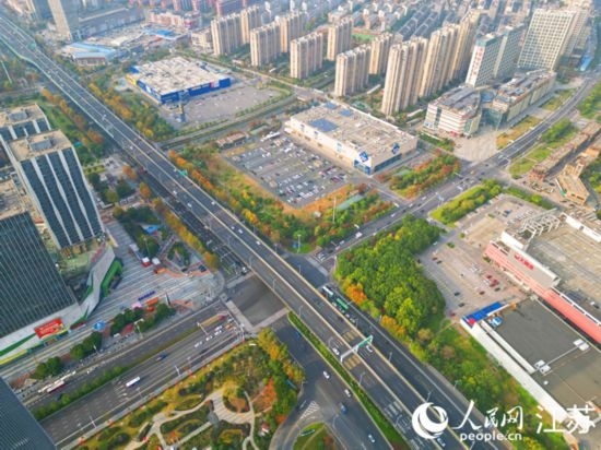 崇川區(qū)北大街便民商圈。人民網(wǎng)記者 王繼亮攝